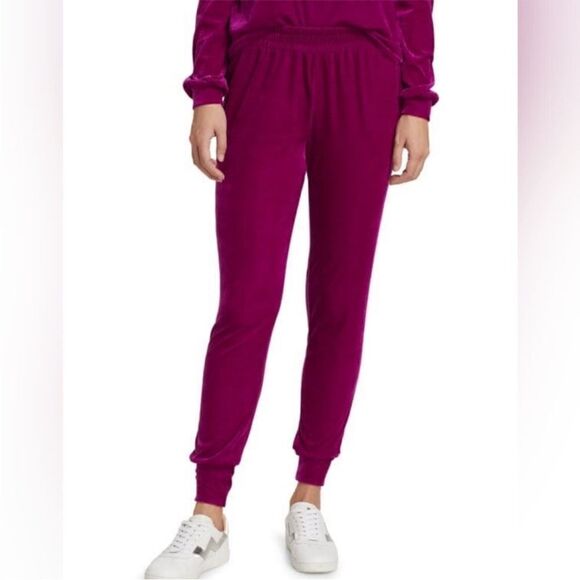 NWT Generation Love Ivy Velour Joggers in Hot Pink Size S - Picture 1 of 12